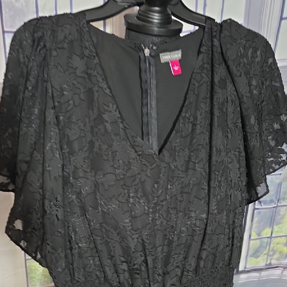 Vince Camuto Black Lace Jumpsuit - Picture 10 of 10